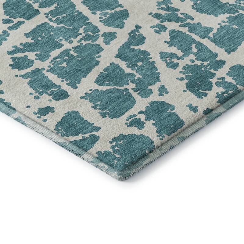 Premium Washable Super Soft Modern Crackle Mayfield Rug