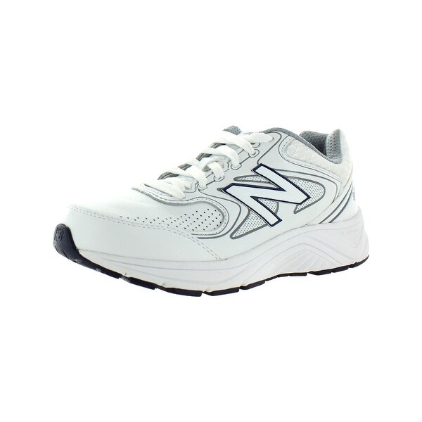 new balance 840 white and silver trainers