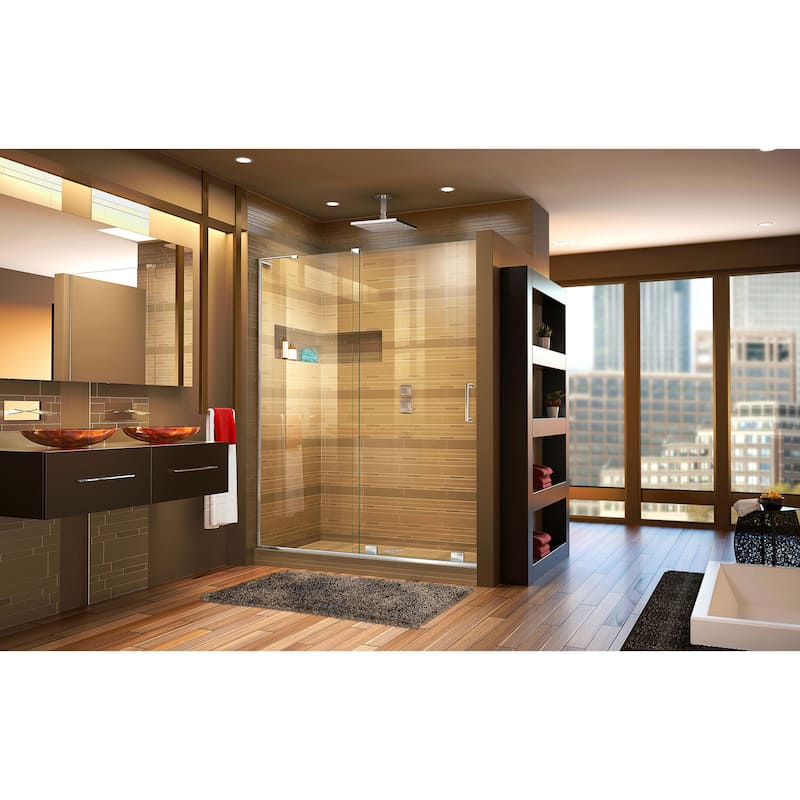 DreamLine Mirage-X 55 - 59 inch W x 72 inch H Frameless Sliding Shower Door