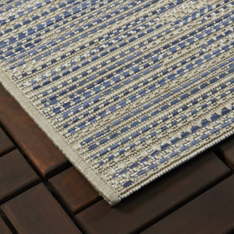 Cabot Flatweave Ombre Indoor/ Outdoor Area Rug