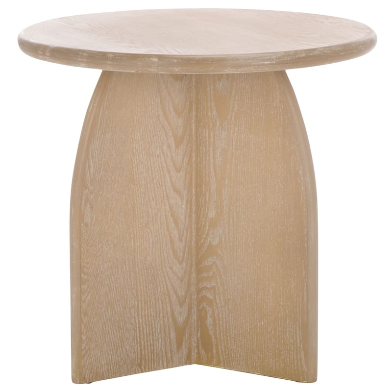 SAFAVIEH Barazi Round Top End Table, Fully Assembled - 20"W x 20"D x 19"H