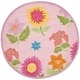 preview thumbnail 10 of 16, SAFAVIEH Handmade Kids Quartina Floral Wool Rug 6' Round - Pink - Round