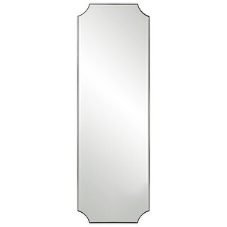 Framed Dressing Tall Wall Mirror - 72" - Stainless Steel