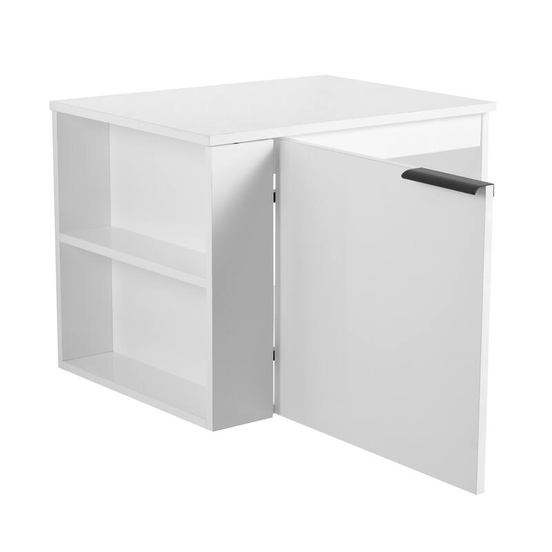 24" Oak Bathroom Vanity Cabinet with Generous Storage, Soft-Close Doors, and Easy Assembly (Sink Not Included)