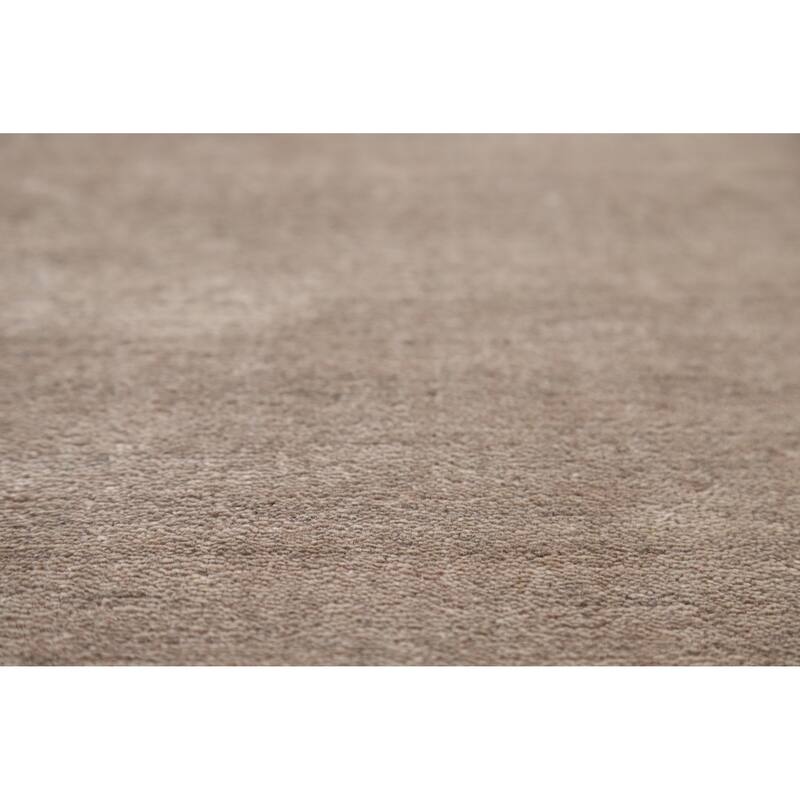 Tribal Gabbeh Indian Foyer Rug Handmade Beige Silk Carpet - 3'1"x 4'11"