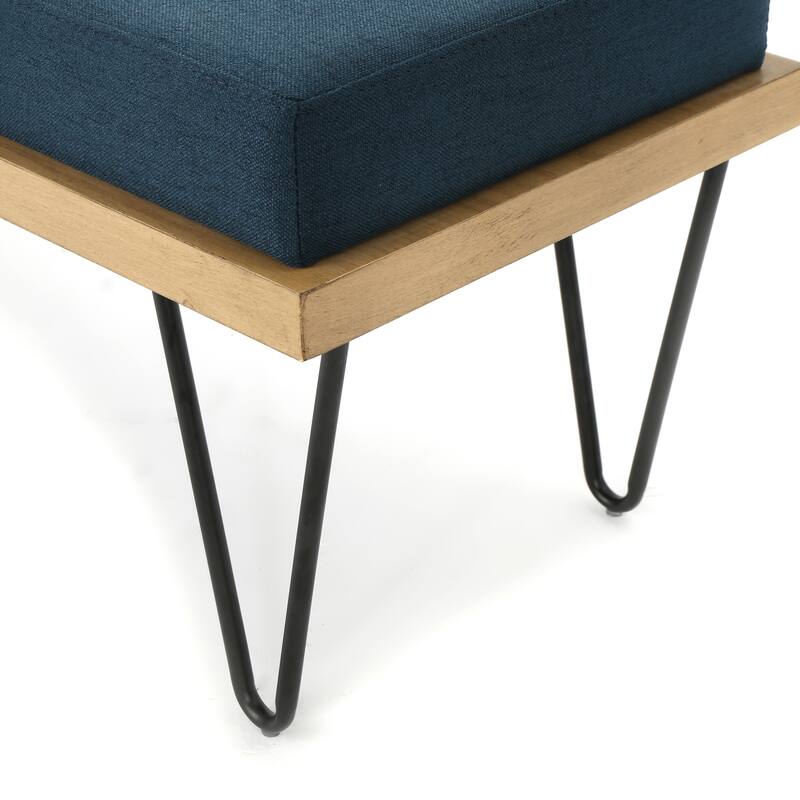 Mid-century Modern Upholstered Bench