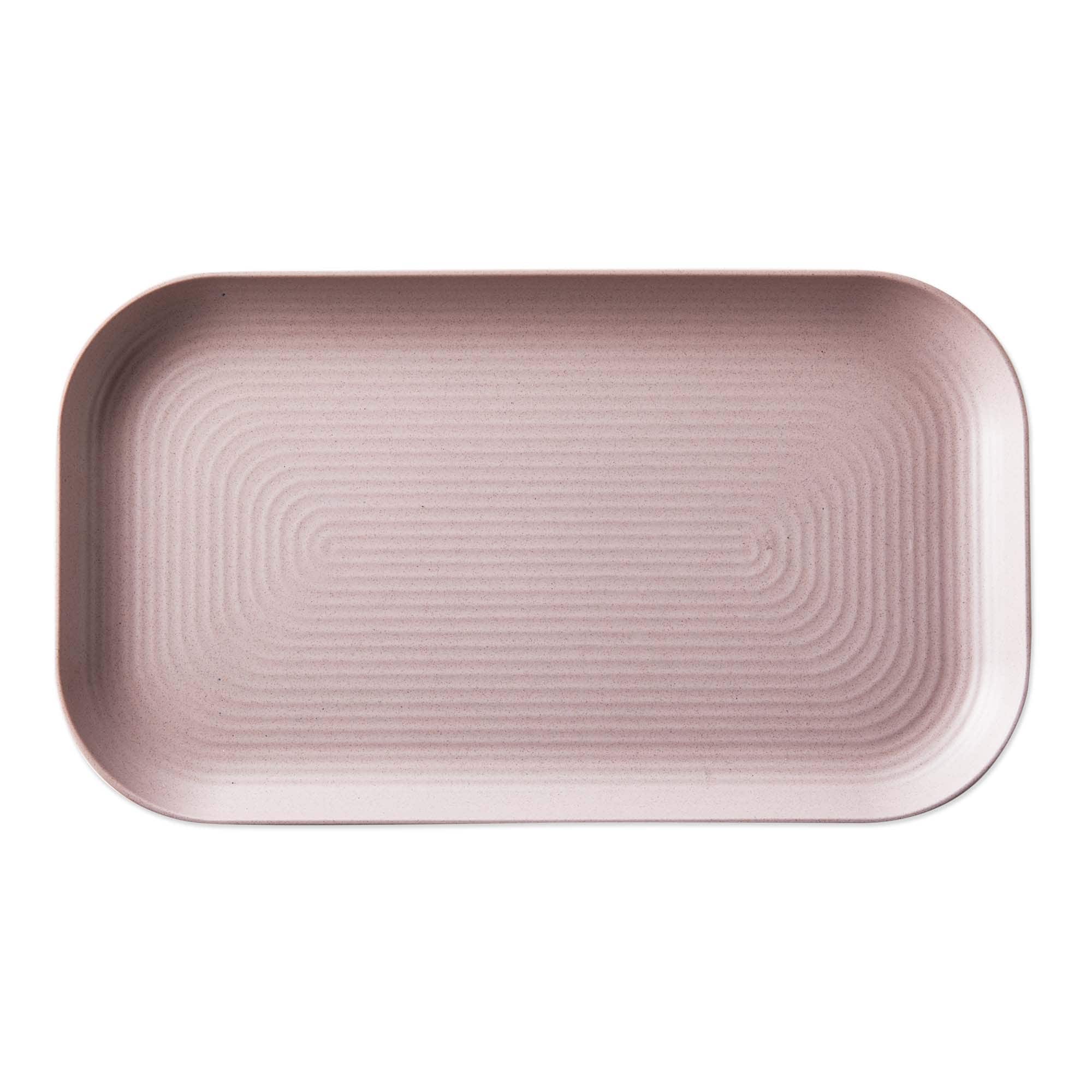 Brooklyn Lavender Purple Melamine Rectangular Serving Platter - Dishwasher Safe, 17.3" x 10" x 1.2" - Everyday Use