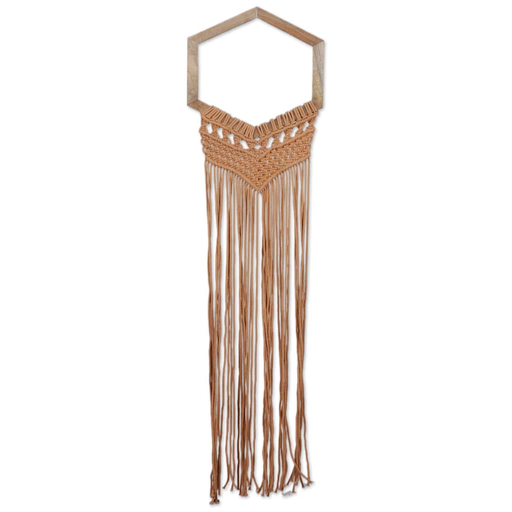 Novica Handmade Harmonious Connection Cotton Wall Hanging