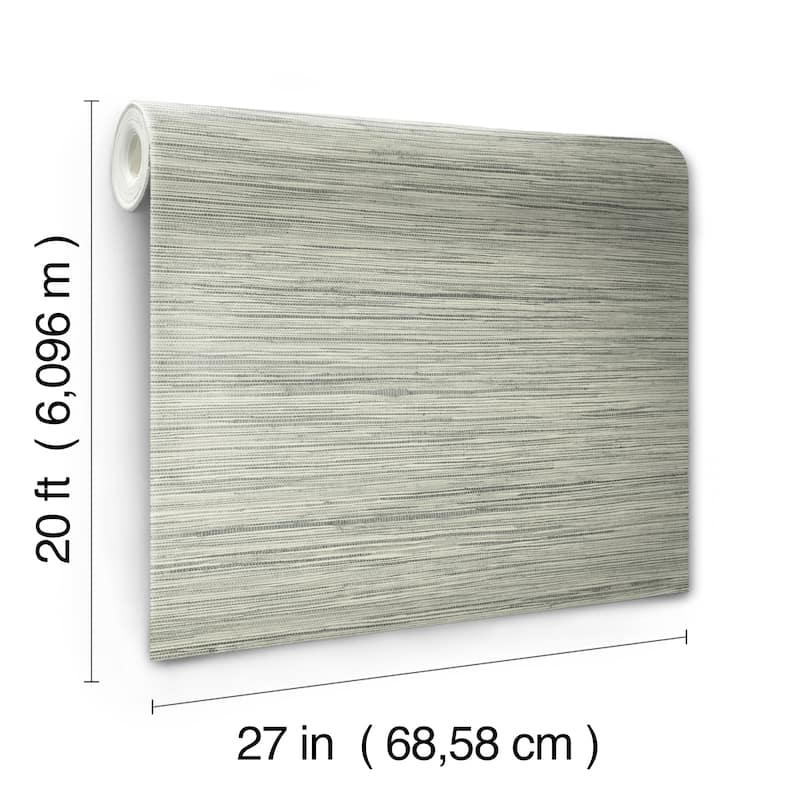 Grigny 20' L x 27" W Grass Peel and Stick Wallpaper