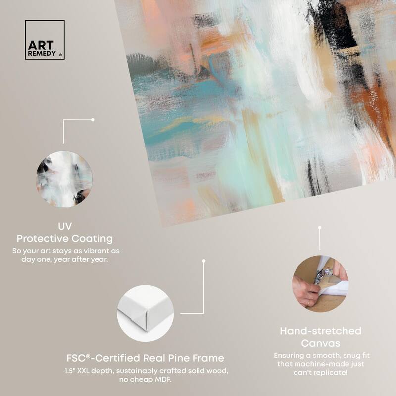Gilded Mist Canvas by Art Remedy, Gallery Wrapped