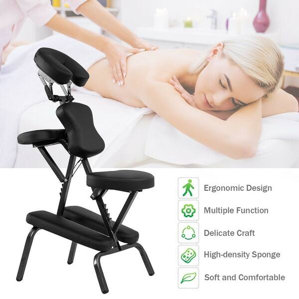 Shop Costway Portable Pu Leather Pad Travel Massage Tattoo Spa