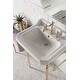 preview thumbnail 10 of 9, Wellington 24" Single Console Sink with Metal Finish Stand