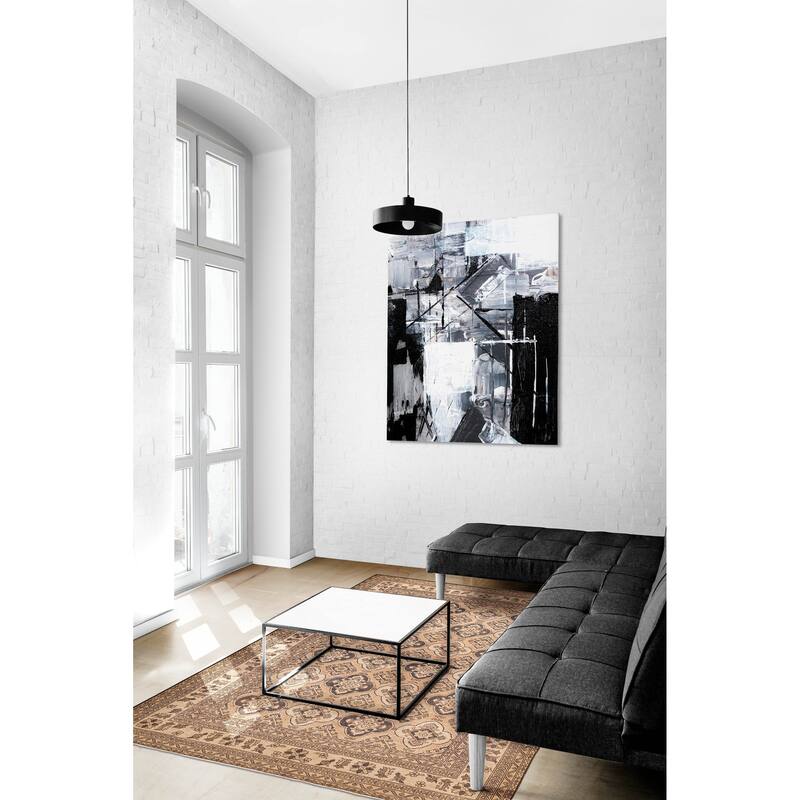 ECARPETGALLERY Hand-knotted Finest Kargahi Copper Wool Rug - 6'7 x 9'2