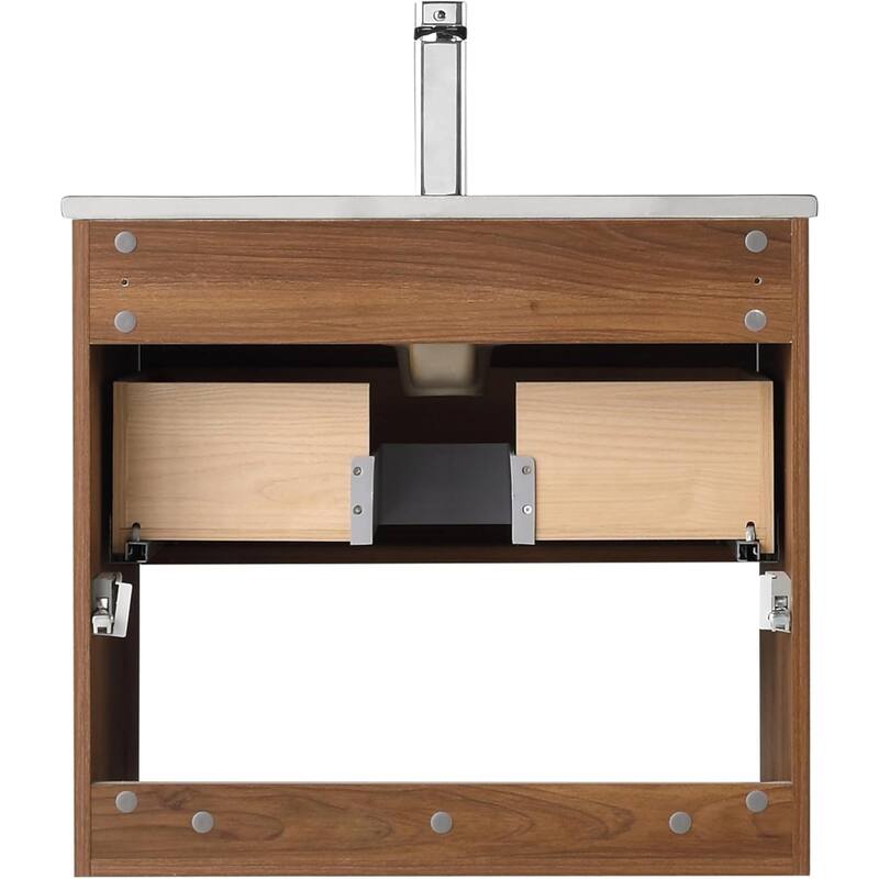 Blossom Bergen Wall Mounted Floating Bathroom Vanity with Sink