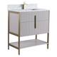 Option Bright Taupe - Brass Hardware