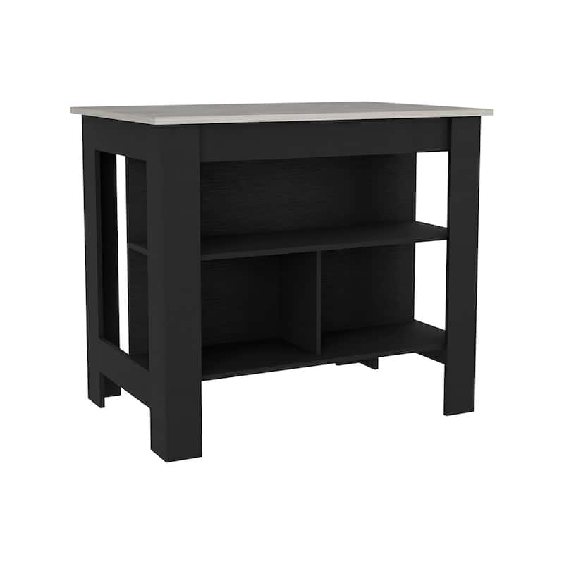 Three Shelves Kitchen Island Dozza