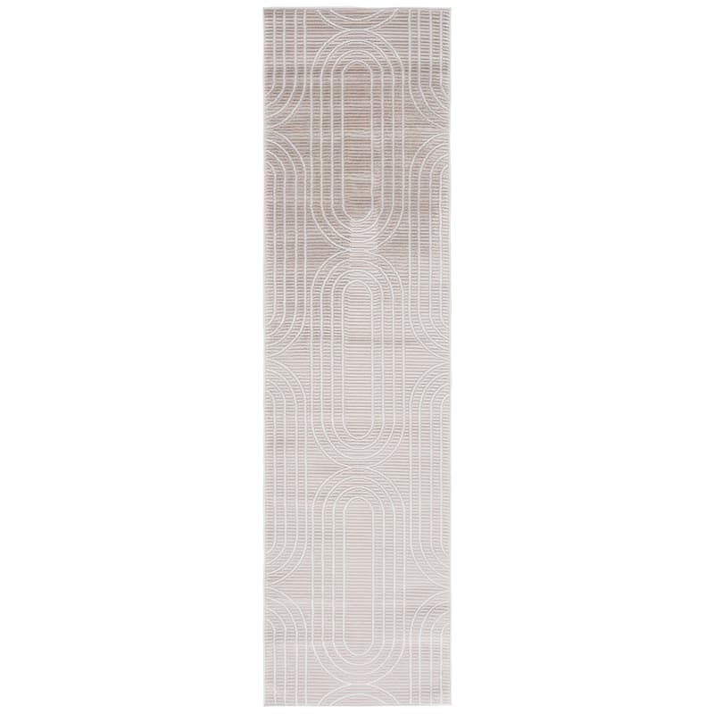 SAFAVIEH Archway Ariadni Modern & Contemporary Rug - 2'2" x 8' Runner - Beige/Grey