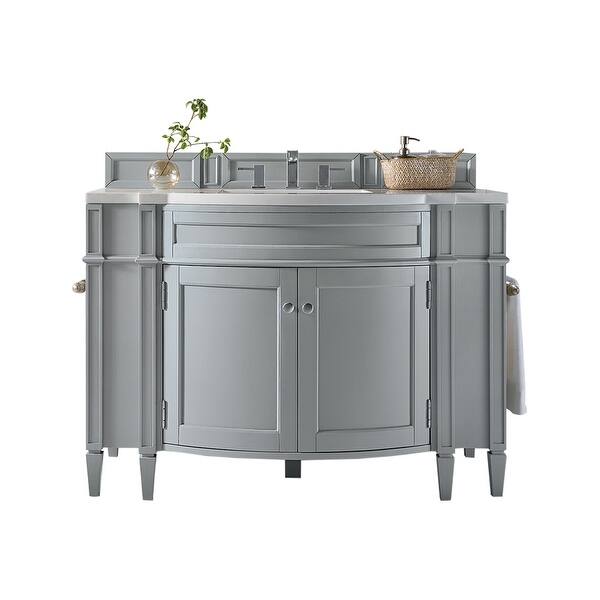slide 2 of 10, Brittany 46" Single Vanity, Urban Gray