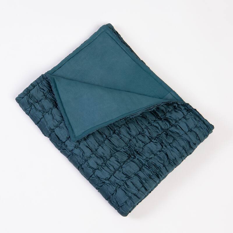 Hadon, Viscose Sateen, Peacock, Euro Sham