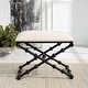 preview thumbnail 5 of 4, Uttermost 23782 Iron 24" Wide Iron Accent Stool