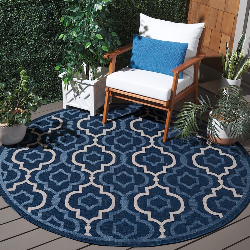 SAFAVIEH Courtyard Oyvor Indoor/ Outdoor Waterproof Patio Backyard Rug