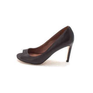 Cole Haan Womens Celestynasam Peep Toe Classic Pumps Black Size 6.0 Cole Haan Womens Celestynasam Peep Toe Classic Pumps Black Size 6.0