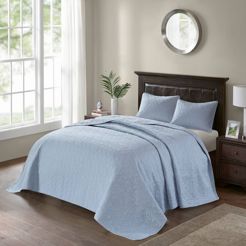 Madison Park Mansfield Reversible Bedspread Set