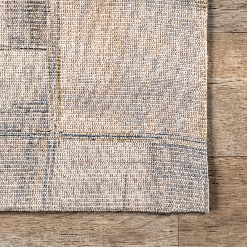 Nuloom Manon Abstract Blocks Cotton Blend Area Rug