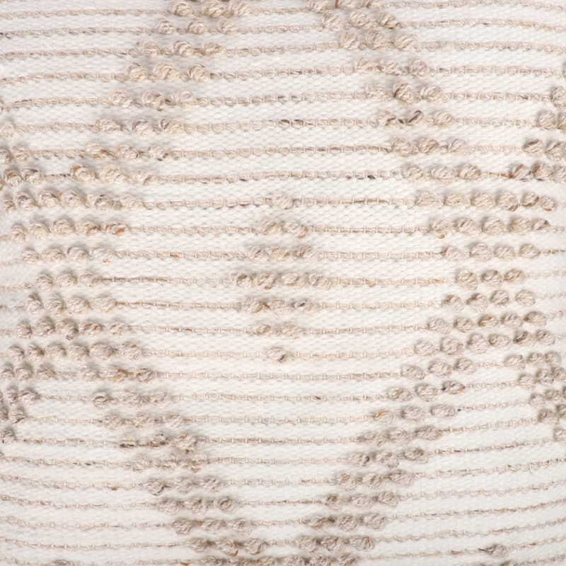 Sevita Farmhouse Diamond Striped Hand-Woven Indoor/Outdoor Throw Pillow