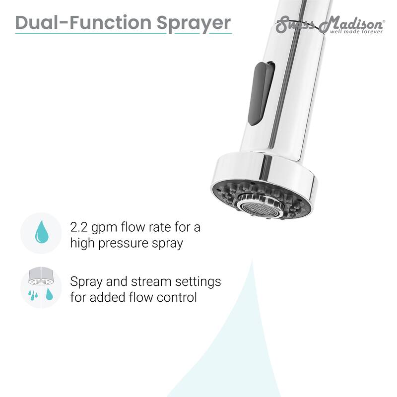 Nouvet Single Handle, Pull-Down Kitchen Faucet