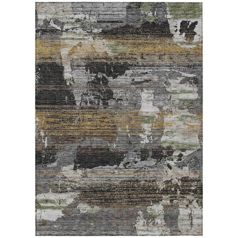 Machine Washable Indoor/ Outdoor Chic Veta Chantille Rug