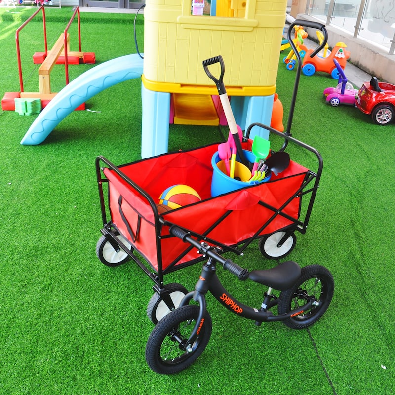 Folding Wagon Garden Shopping Beach Cart