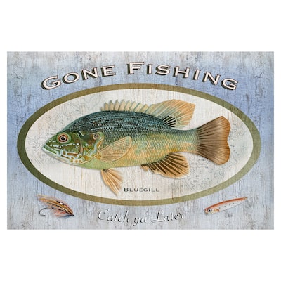 Gone Fishing by Suzanne Cruise Creative Services Canvas Art Print