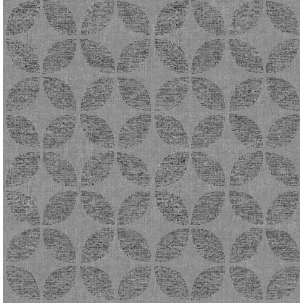 A-Street Prints Polaris Blue Geometric Wallpaper