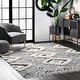 preview thumbnail 1 of 53, Nuloom Savannah Moroccan Tasseled Wool Area Rug 10' Square - Black