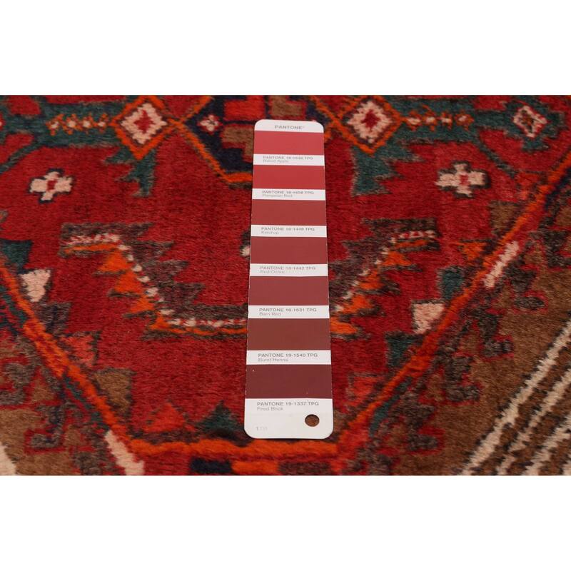 ECARPETGALLERY Hand-knotted Konya Anatolian Red Wool Rug - 3'2 x 13'6