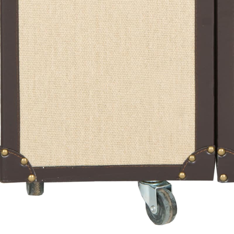 SAFAVIEH Grayson Storage Beige Bar Cabinet - 23.6" x 17.7" x 42.1"