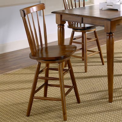 The Gray Barn Creations Swivel Counter Chair - Tobacco