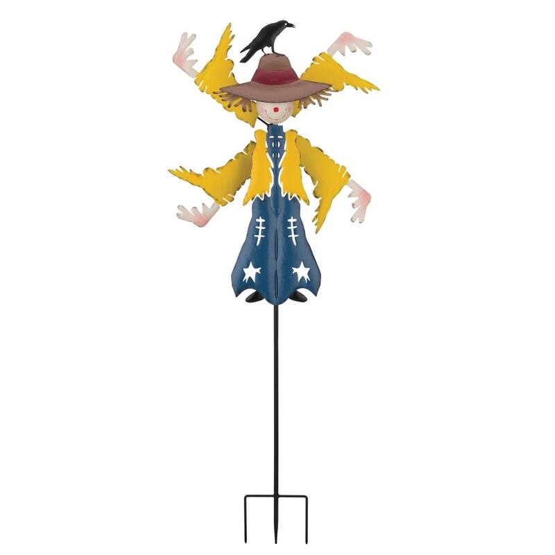 Scare Crow Wind Spinner Stake