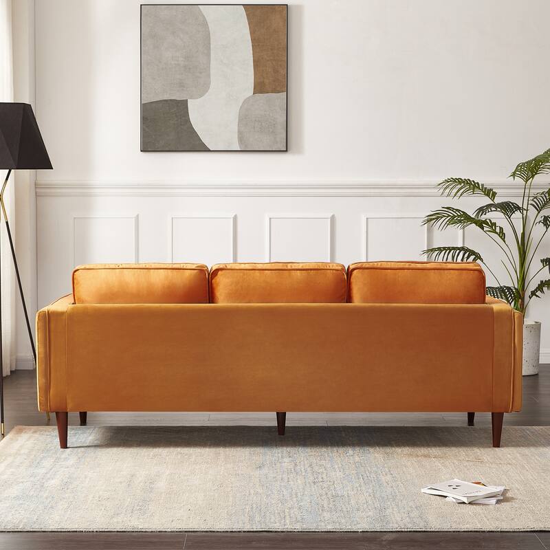 Lavinia Mid Century Modern Style Sofa Couch for Living Room - 33" x 88" x 34"