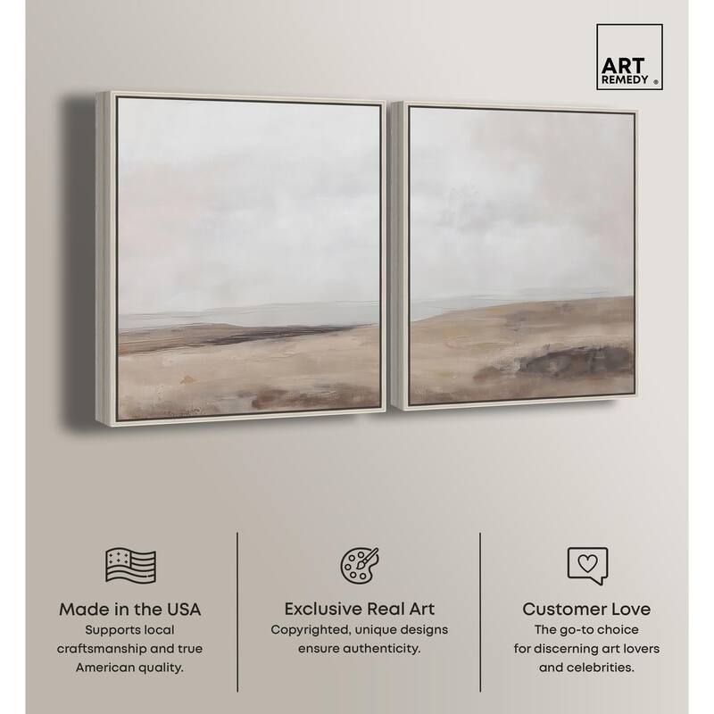 Quietude II Canvas Set of 2 by Art Remedy
