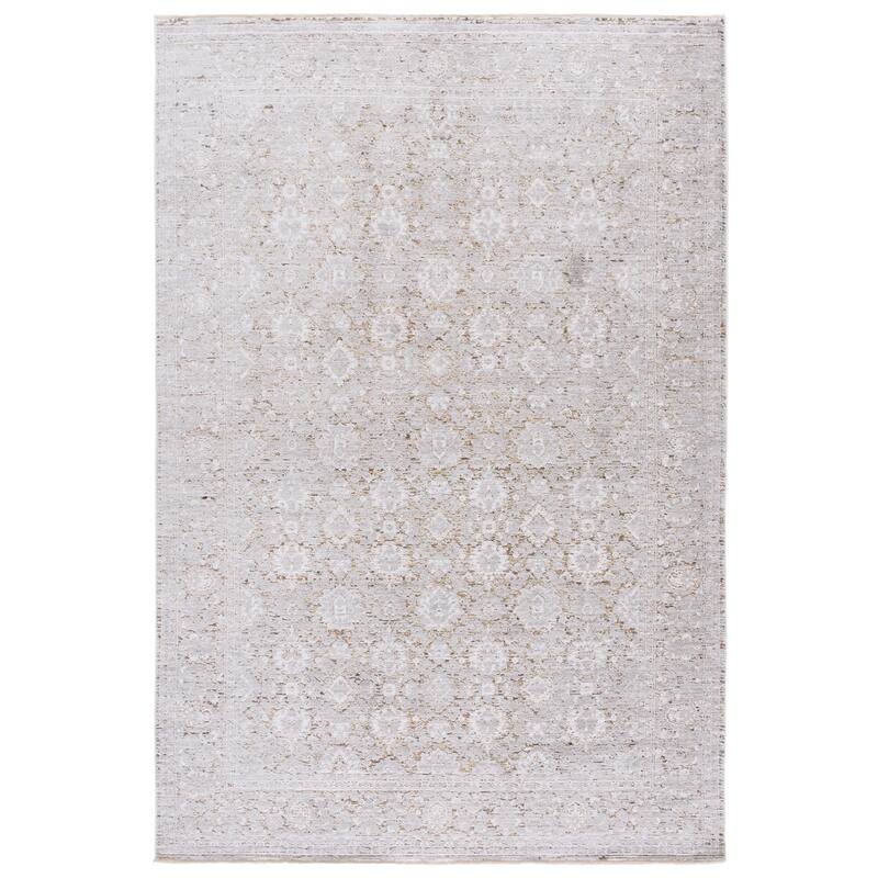 SAFAVIEH Garnet Vessena Floral Rug - Grey/Gold - 5'3" x 7'6"
