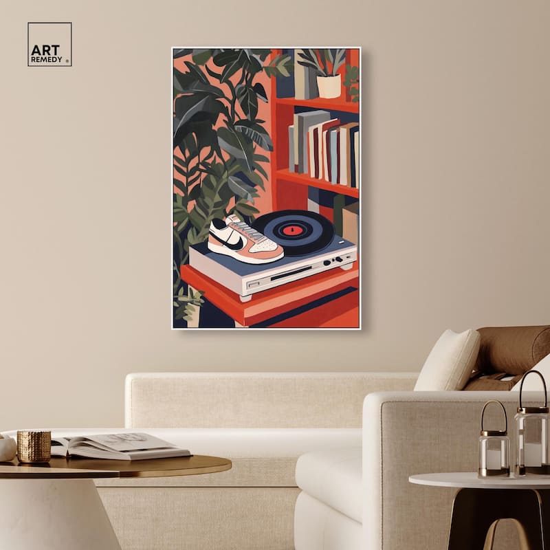 Vinyl and Sneaker Canvas by Art Remedy