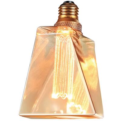 Next Glow vintage ice decorative LED light bulb classic inner pillar - Amber