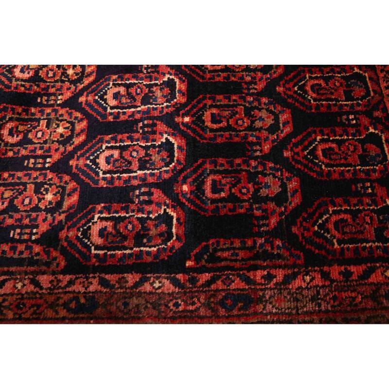 ECARPETGALLERY Hand-knotted Andelz Dark Navy Wool Rug - 3'9 x 9'11