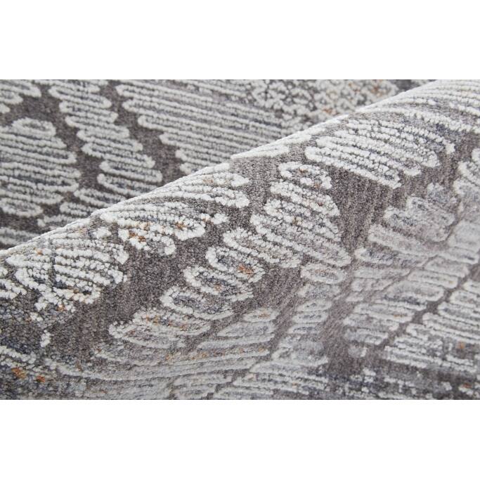 Xofaq Power Loomed Distressed Geometric Modern Stain Resistant Area Rug By HomeRoots