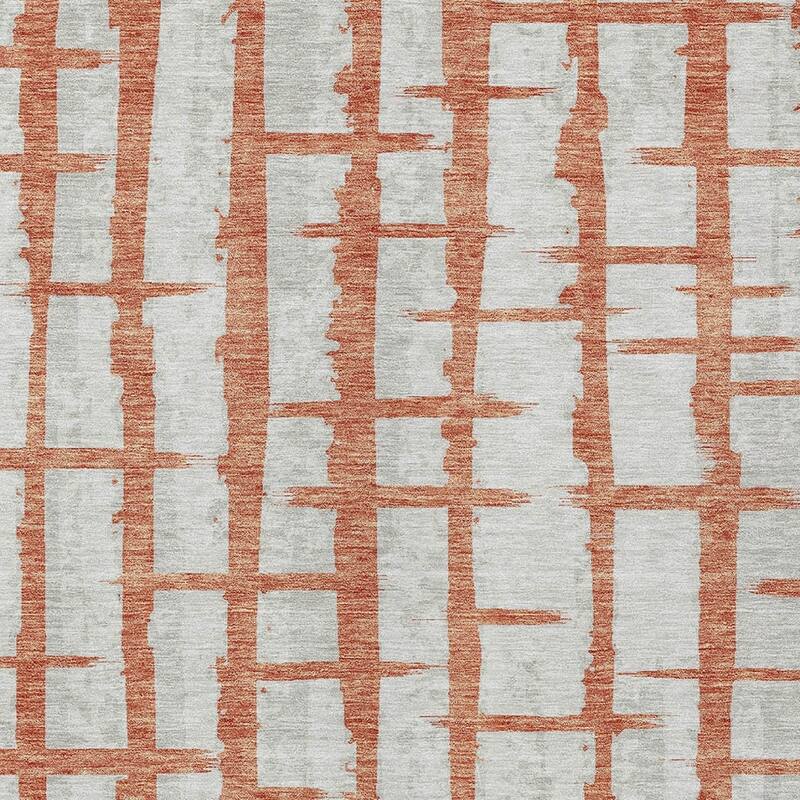 HomeRoots Striped Transitional Rectangle Outdoor Rug