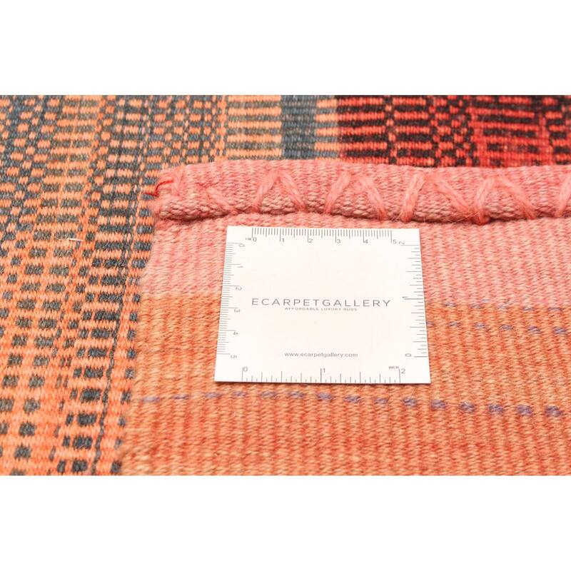 ECARPETGALLERY Flat-Weave Ankara FW Multi Color Wool Kilim - 5'11 x 9'2