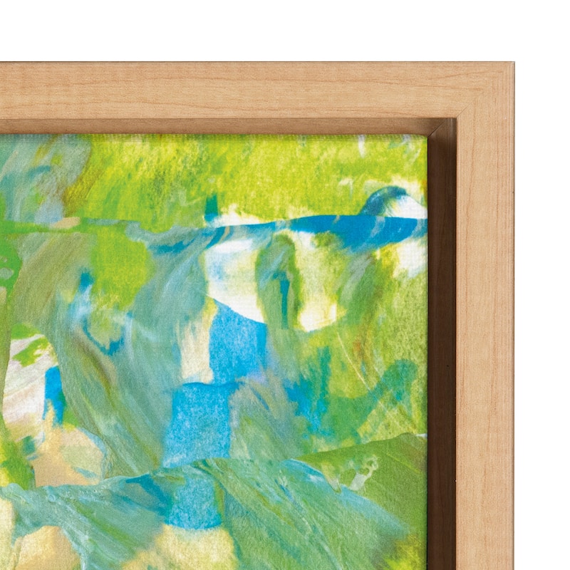 Kate and Laurel Sylvie Mango Framed Canvas by Mentoring Positives