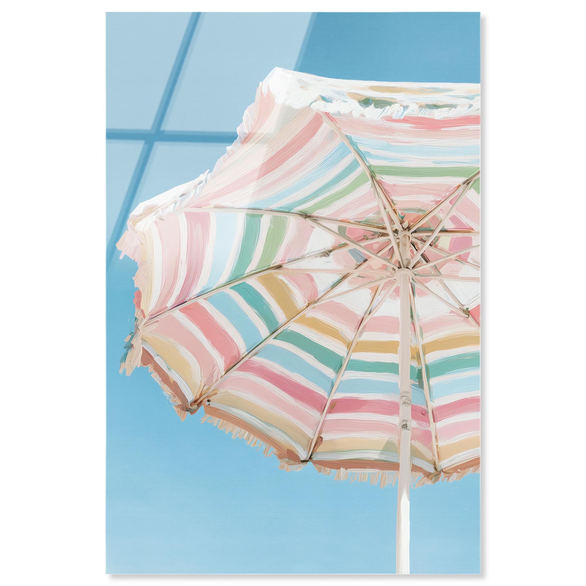 Beach Retreat Coastal Glam Acrylic Print by Notoriart